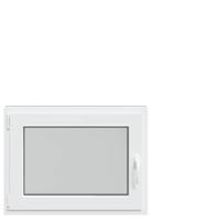 Kelderraam "RISOR" 80x60 cm draai-kiep DIN links antraciet - thumbnail