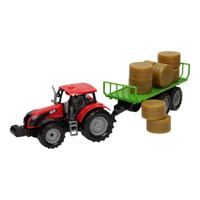 Tractor met Balenwagen 1:32 - thumbnail