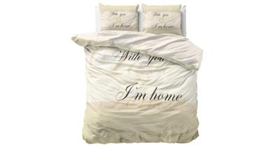 DreamHouse Bedding With You - Creme Dekbedovertrek Lits-jumeaux (240 x 220 cm + 2 kussenslopen) Dekbedovertrek DreamHouse Bedding With You - Creme Dekbedovertrek Lits-jumeaux (240 x 220 cm + 2 kussenslopen) Dekbedovertrek