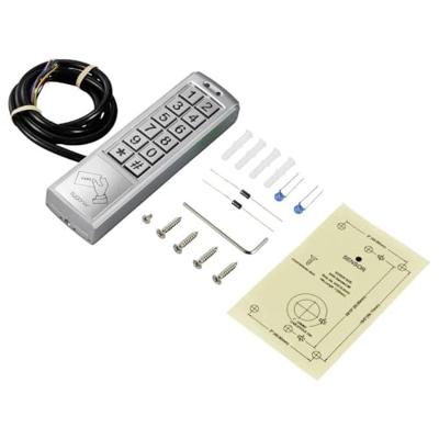 Sygonix SY-6421352 Codetoetsenbord met RFID Oppervlakmontage 12 V DC/AC, 24 V DC/AC IP66 Met verlicht toetsenbord