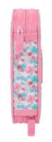 Dubbele etui Moos Flores Multicolour 12.5 x 19.5 x 4 cm 28 Onderdelen - thumbnail
