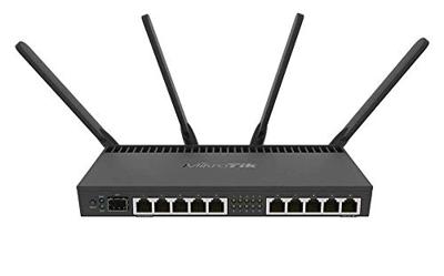 MikroTik RB4011iGS+5HacQ2HnD-IN draadloze router Gigabit Ethernet Dual-Band (2,4 GHz/5 GHz) Zwart