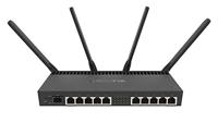 MikroTik RB4011iGS+5HacQ2HnD-IN draadloze router Gigabit Ethernet Dual-Band (2,4 GHz/5 GHz) Zwart - thumbnail