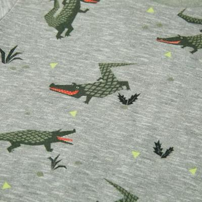 Kindershirt 140 gemleerd lichtkaki Kindershirt 140 gemleerd lichtkaki