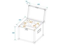 Roadinger ROADINGER Flightcase 2x EYE-7 RGBW Zoom - thumbnail