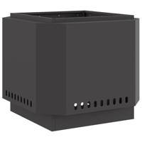 Vuurkorf Zwart 58 x 58 x 51 cm Koudgewalst staal - thumbnail