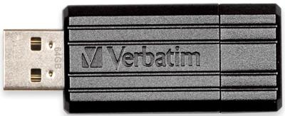 Verbatim Pin Stripe USB-stick 64 GB Zwart 49065 USB-A 2.0