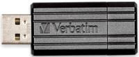 Verbatim Pin Stripe USB-stick 64 GB Zwart 49065 USB-A 2.0 - thumbnail