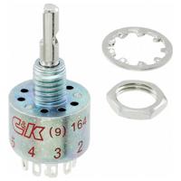 C & K Switches MA04L1NZQD Rotary-Switch M Series Draaischakelaar 125 V/AC, 28 V/DC Schakelposities 4 1 stuk(s) - thumbnail