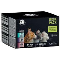 PETREPUBLIC Mega Pack Steril Tuna, turkey, beef - nat kattenvoer - 12x100g - thumbnail