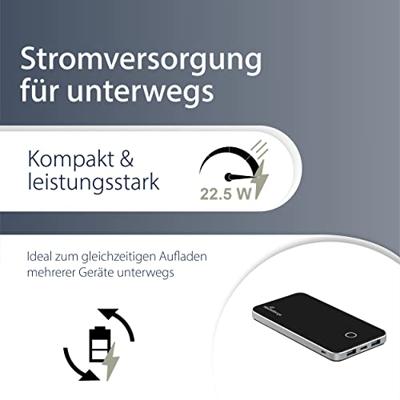 MediaRange MR753 powerbank Zwart Lithium-Polymeer (LiPo) 10000 mAh MediaRange MR753 powerbank Zwart Lithium-Polymeer (LiPo) 10000 mAh