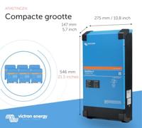 Victron Energy MultiPlus-II 12/3000/120-32 230 V Omvormer 3000 W 12 V - 230 V Geïntegreerde laadregelaar - thumbnail