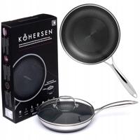 Kohersen Black Cube koekenpan 28 cm met deksel - thumbnail