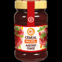 Cereal Fruitbeleg aardbei suikervrij 270 Gram - thumbnail