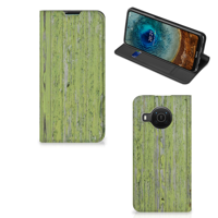 Nokia X20 | X10 Book | Wallet Case | Green Wood - thumbnail