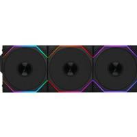 Lian Li Lian Li UNI FAN TL Wireless Lüfter, ARGB, PWM, 3er-Pack - Reverse Blade, 120mm PC-ventilator Zwart (b x h x d) 120 x 28 x 124 mm - thumbnail