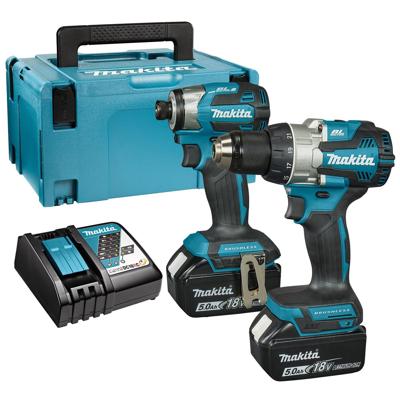 Makita DLX2527TJ Accu Combiset 2-delig (DDF489 + DTD173) 18V 5.0Ah in Mbox