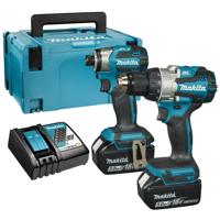 Makita DLX2527TJ Accu Combiset 2-delig (DDF489 + DTD173) 18V 5.0Ah in Mbox - thumbnail