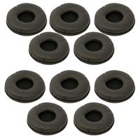 Jabra Q711007 vervangende kunstlederen oorkussens voor headsets uit de Biz 2300 serie, verpakking van 10 stuks, zwart - thumbnail