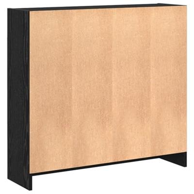Boekenkast Zwart eiken 80 x 24 x 109 cm Spaanplaat Boekenkast Zwart eiken 80 x 24 x 109 cm Spaanplaat