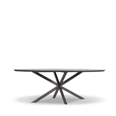 Eettafel (220x110cm - ovaal) North - Black Sky