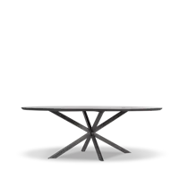 Eettafel (220x110cm - ovaal) North - Black Sky - thumbnail