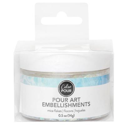 Color Pour • mica flakes