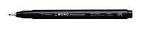 Tombow • fineliner mono drawing pen, line width 05 (approx. 0.45 mm), black - thumbnail