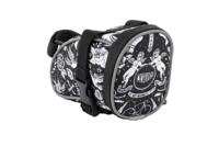 Cycology Velo Tattoo Zadeltas - Wit/Zwart - thumbnail