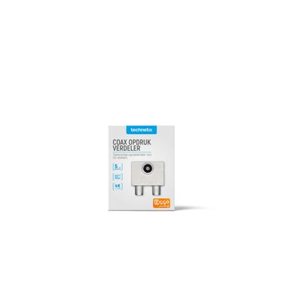 Enzo technetics ptsx-02 -coax opdruk verdeler iec - 2074040