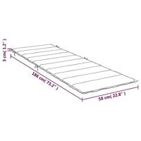 Ligbedkussen ruitpatroon 186x58x4 cm rood - thumbnail