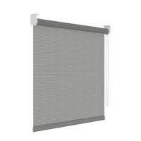 Rolgordijn Lichtdoorlatend Structuur Streep - Grijs - thumbnail