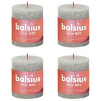 Bolsius rustiek stompkaars 80/68 sandy grey a4 - thumbnail