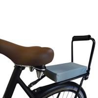 Bagagedragerkussen Fietskussen Grijs - thumbnail