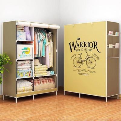 Non-woven stof frame versterking garderobe DIY vergadering opslag organisator afneembare kleding meubilair plank (fiets)