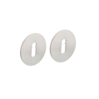 Intersteel rozetten met sleutelgat zelfklevend plat 55x2mm - RVS Intersteel rozetten met sleutelgat zelfklevend plat 55x2mm - RVS