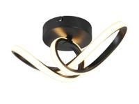Trio Moderne plafondlampRusa zwart - R63541132 - thumbnail