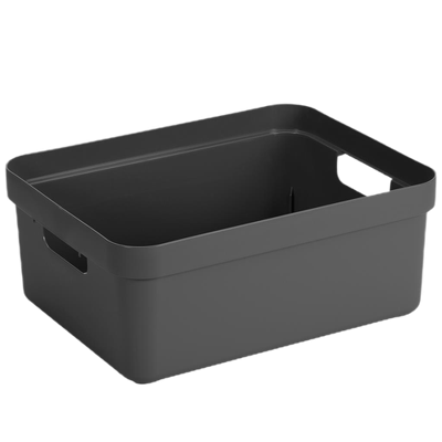 Sigma Home Opbergbox 24L antraciet Sigma Home Opbergbox 24L antraciet