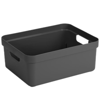 Sigma Home Opbergbox 24L antraciet - thumbnail