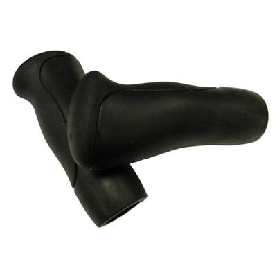 Gazelle handvatset Ergo 115mm imitatie anatomisch zwart
