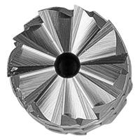 PFERD TOOLS 21001003 Freesstift Hardmetaal Cilinder met kopvertanding Lengte 65 mm Afmeting, Ø 12 mm Werklengte 25 mm Schachtdiameter 6 mm 1 stuks - thumbnail