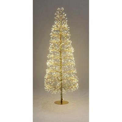 Kerstboom Home ESPRIT Gouden 40 x 40 x 120 cm