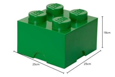 Room Copenhagen LEGO Storage Brick 4 Groen opbergdoos