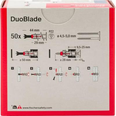 Gipsplaatplug Duoblade zelfb.44x50mm