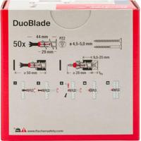 Gipsplaatplug Duoblade zelfb.44x50mm - thumbnail