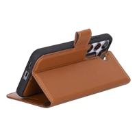 NorthLife Samsung Galaxy S25 Plus - Leren Afneembare 2-in-1 bookcase telefoonhoes - Cognac - thumbnail