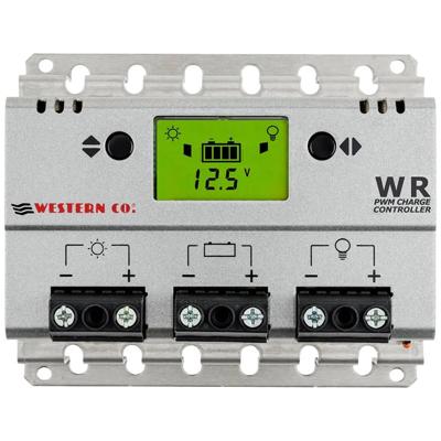 Western Co. Solar Charge Controller Western WR 30 Laadregelaar voor zonne-energie PWM 12 V, 24 V 30 A Western Co. Solar Charge Controller Western WR 30 Laadregelaar voor zonne-energie PWM 12 V, 24 V 30 A