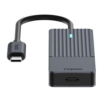 Rapoo USB-C Hub, USB-C naar USB-A en USB-C - thumbnail