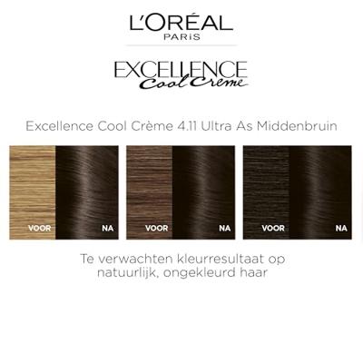 Excellence Cool creme 4.11 ultra asbruin 1 Stuks Excellence Cool creme 4.11 ultra asbruin 1 Stuks