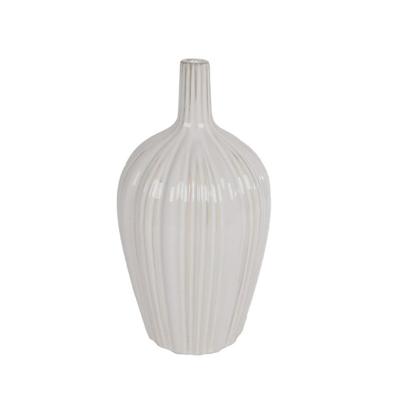 Vaas Annet M Wit Aardewerk 14,5x14,5x28cm